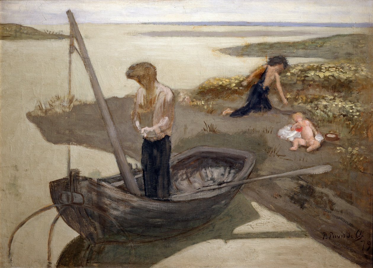 Chudý rybář, 1879 od Pierre Puvis de Chavannes