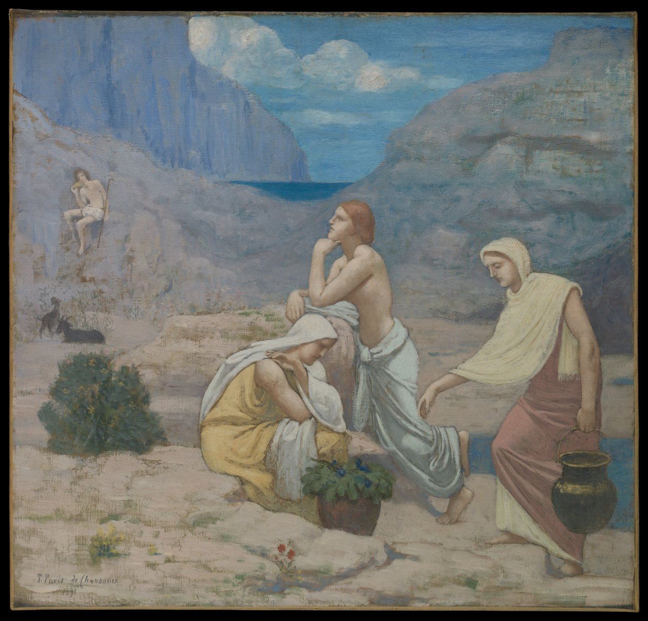 Pastýřova píseň od Pierre Puvis de Chavannes