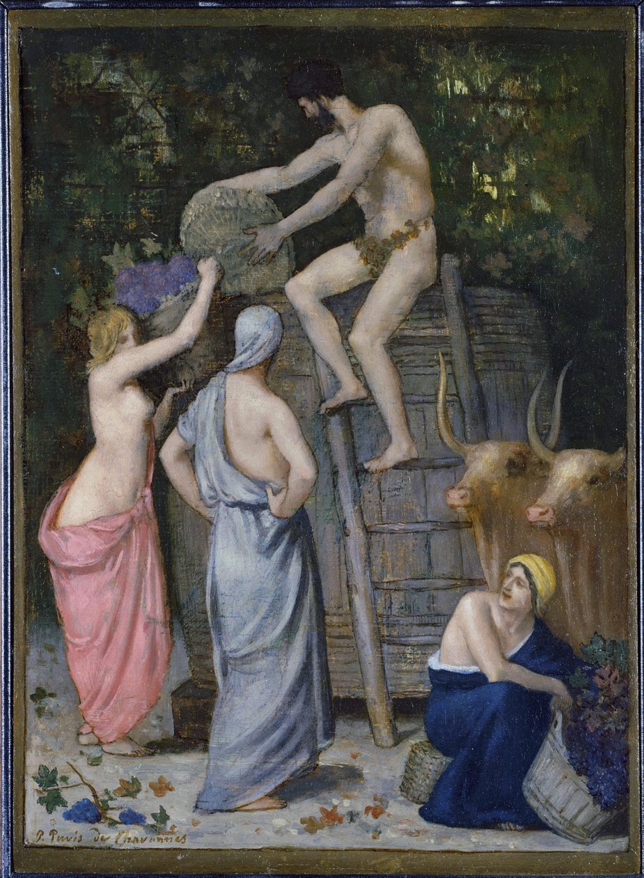 Lis na víno od Pierre Puvis de Chavannes