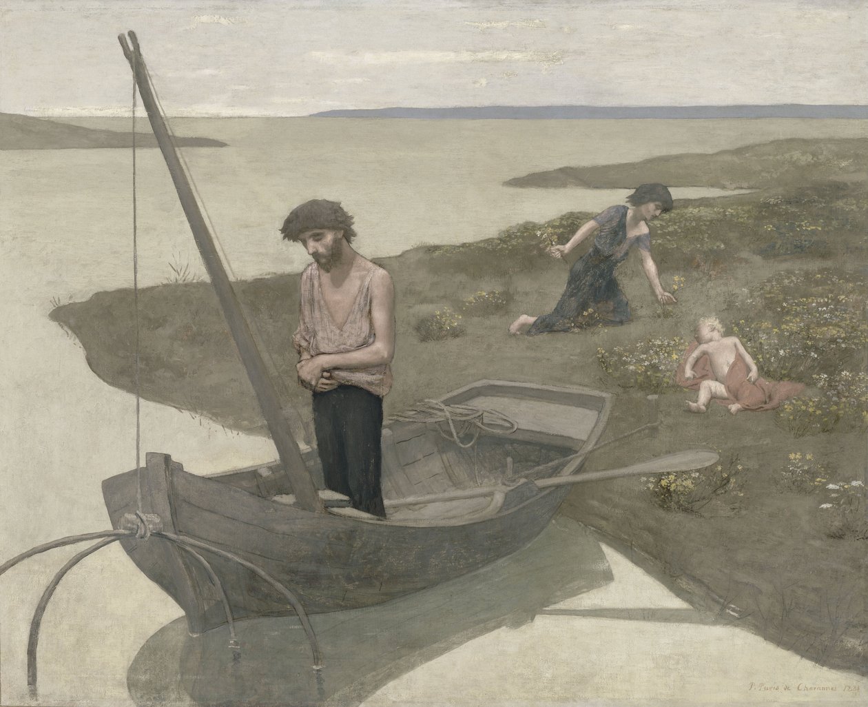 Chudý rybář od Pierre Puvis de Chavannes