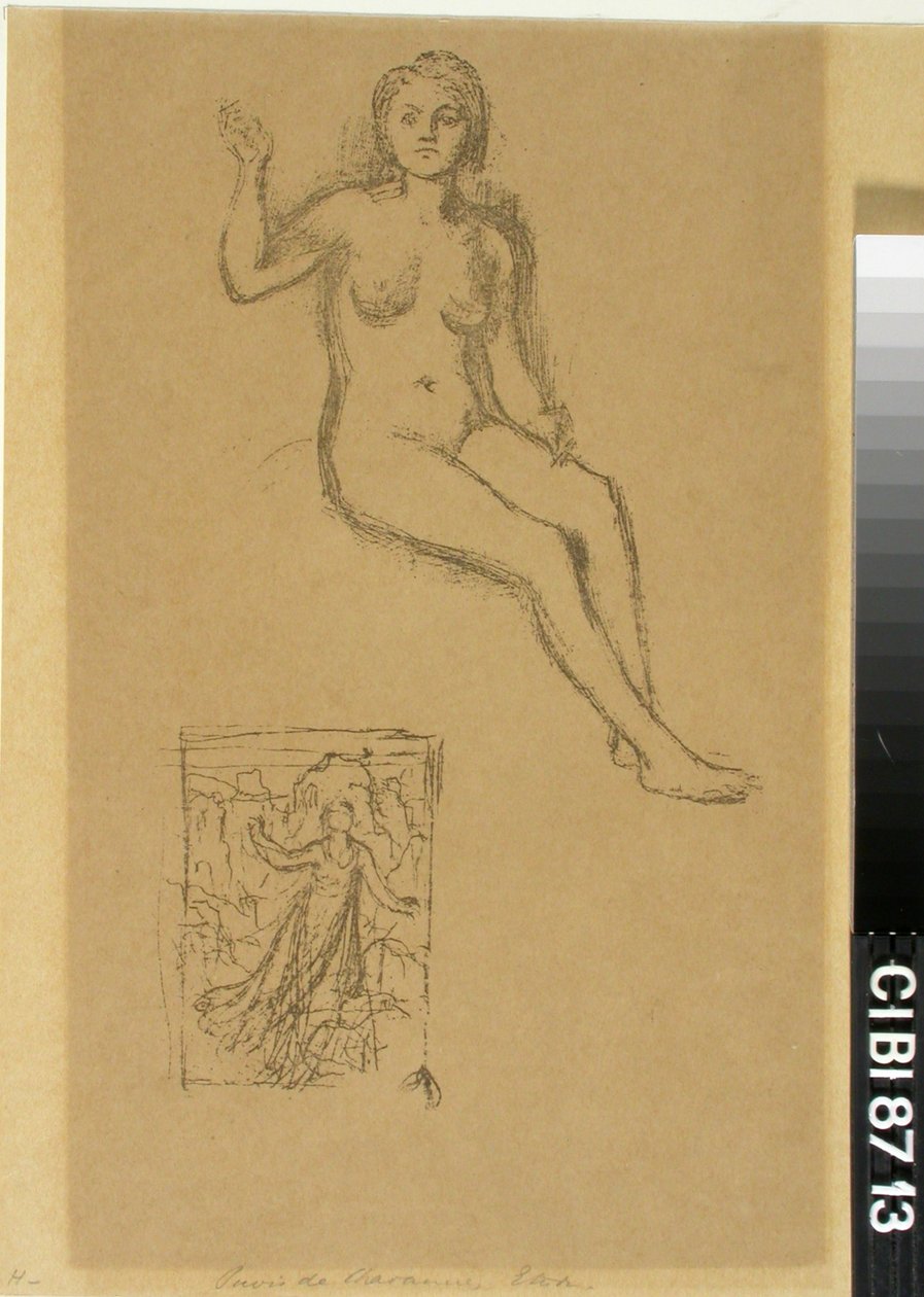 Ohne Titel od Pierre Puvis de Chavannes