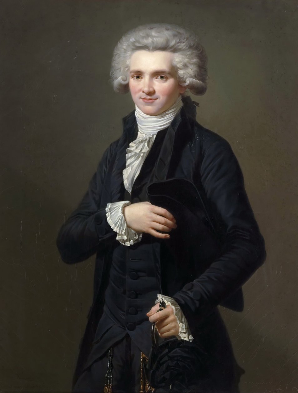 Portrét Maximiliena de Robespierre 1758-1794 od Pierre Roch Vigneron