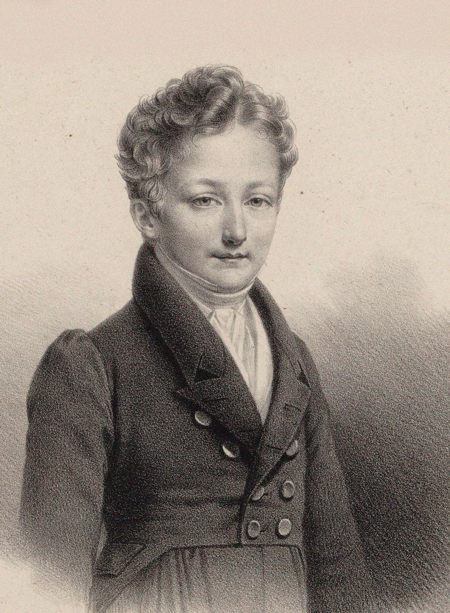 Portrét klavíristy a skladatele Sigismund Thalberg 1812-1871, 1826. od Pierre Roch Vigneron