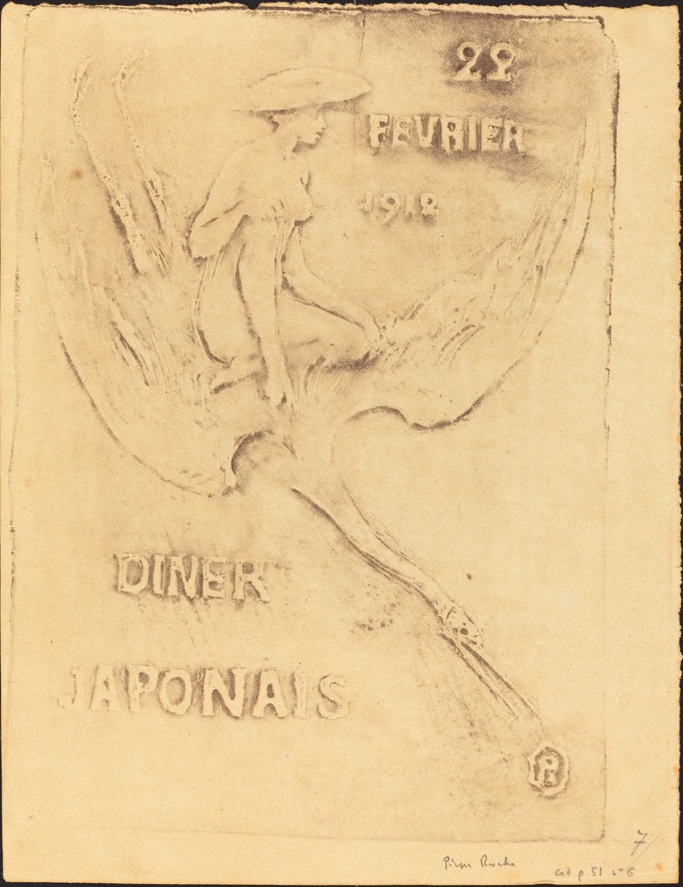 Žena a labuť, 22. února 1912, Diner Japanese (Žena a pták, 22. února 1912, J od Pierre Roche