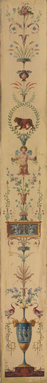 Dekorativní panel, 90. léta 18. století. od Pierre Rousseau