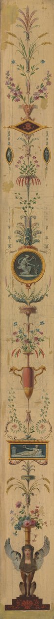 Dekorativní panel, 90. léta 18. století. od Pierre Rousseau