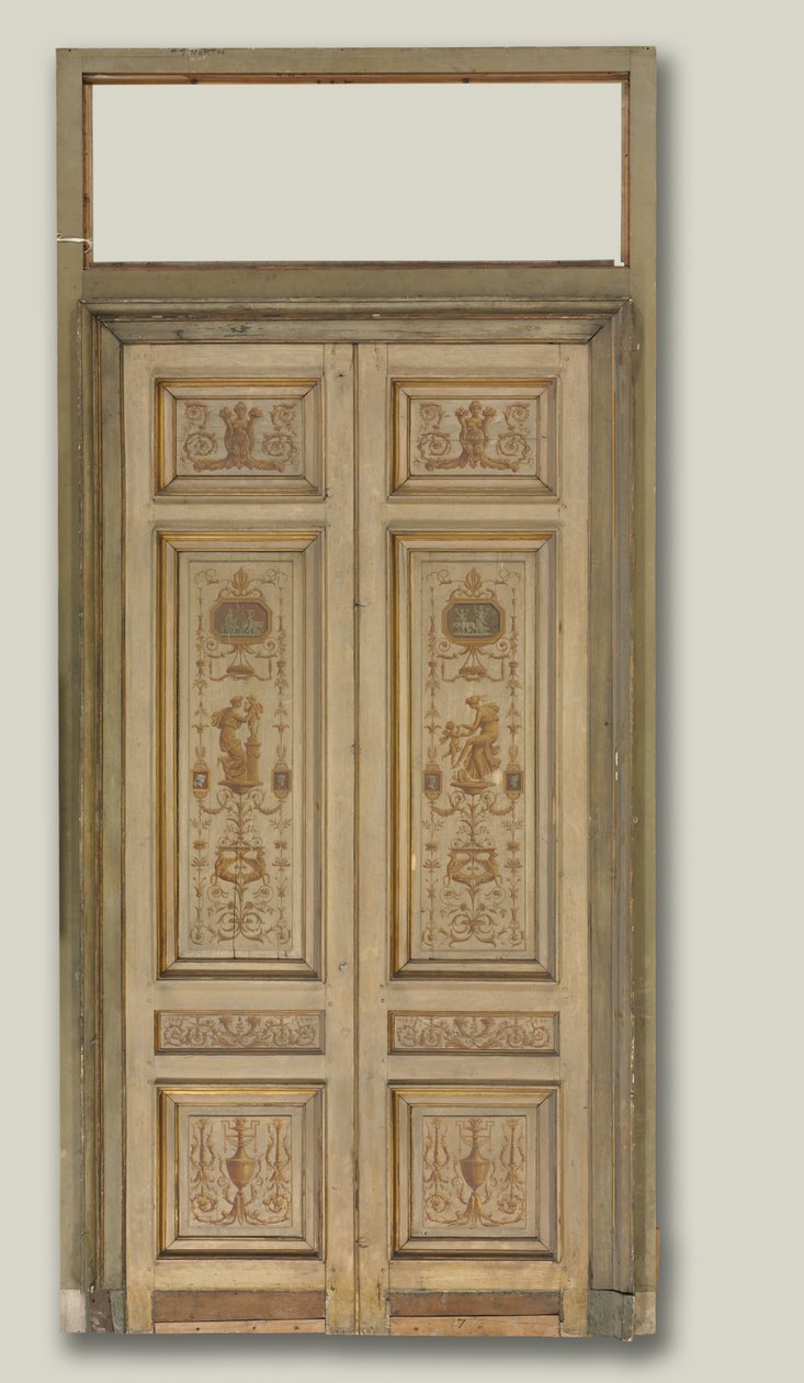Dvoukřídlé dveře, 1790s. od Pierre Rousseau