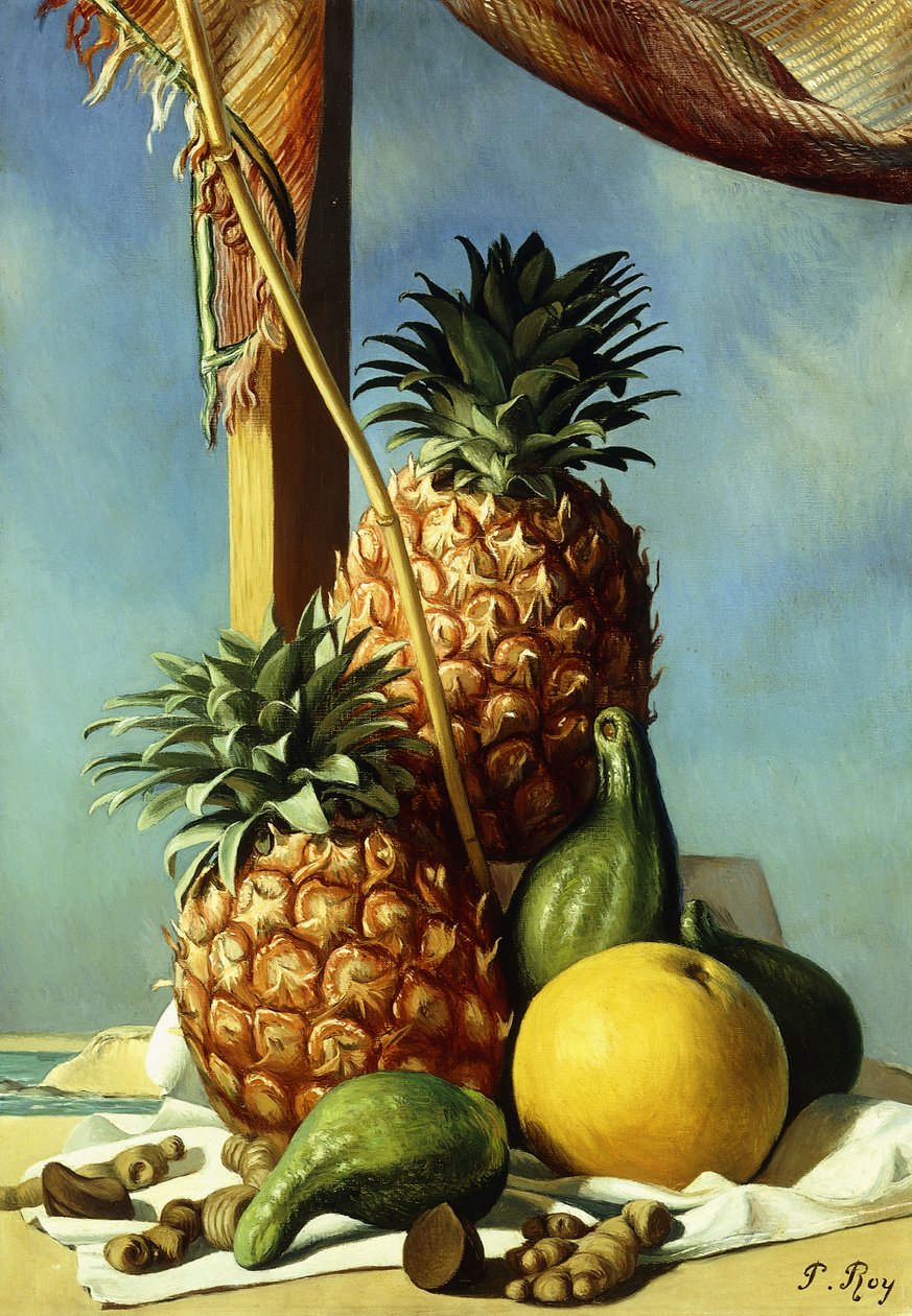 Zátiší s ananasem; Příroda Morte avec Ananas od Pierre Roy