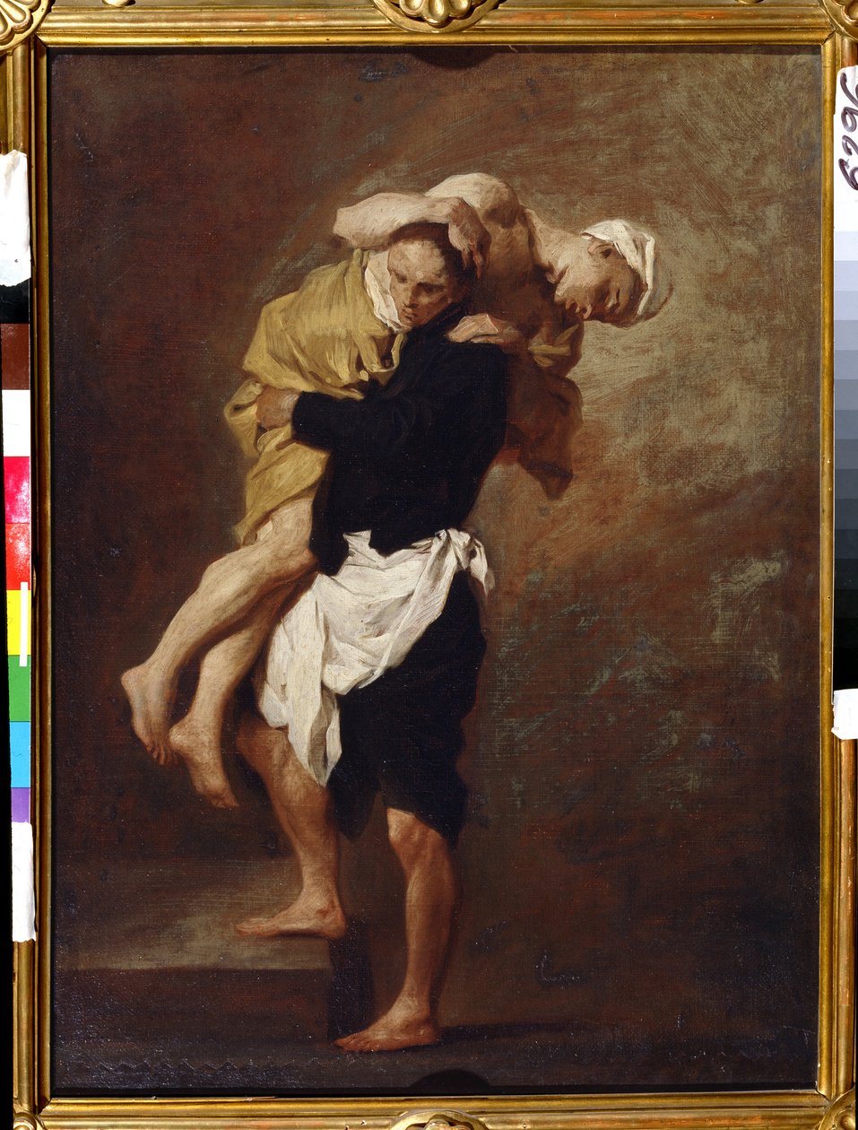 Dvě postavy (Dvě postavy). Obraz Pierra Subleyrase (1699-1749). Olej na plátně, 66 x 49 cm, kolem roku 1736. Francouzské umění 18. století. Puškinovo muzeum výtvarných umění, Moskva. od Pierre Subleyras