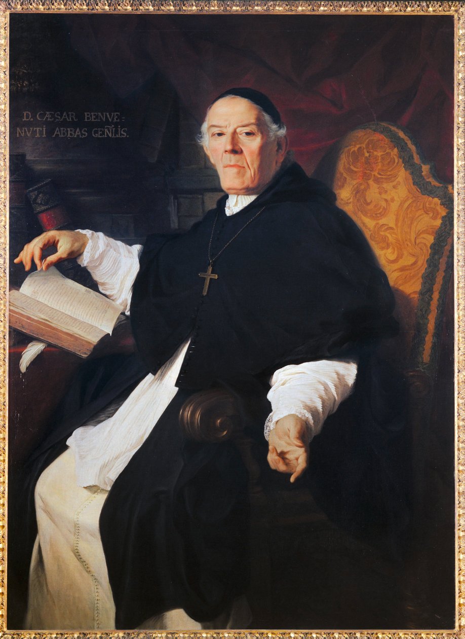 Don Cesare Benvenuti, abbe general de la congregation des chanoines de Latran - Don Cesare Benvenuti ... od Pierre Subleyras