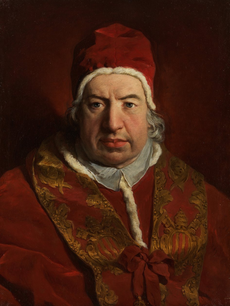 Papež Benedikt XIV. Prospero Lambertini, 1675-1758, 1746. od Pierre Subleyras