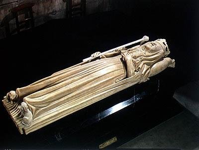 Hrobka Isabely Bavorské (1371-1435) (mramor) od Pierre de Thury