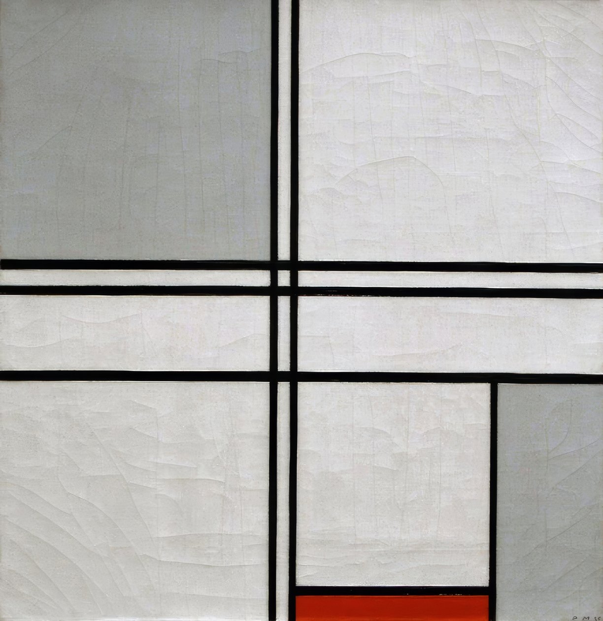 Složení č.1 od Piet Mondrian