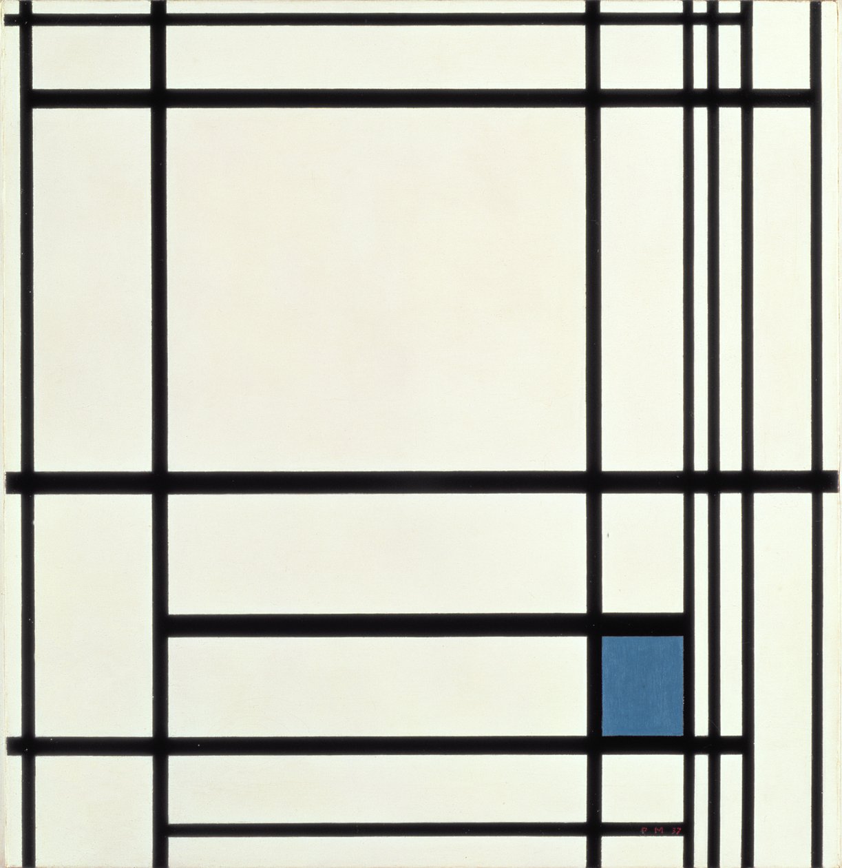 Kompozice v liniích a barvách: III, 1937 od Piet Mondrian