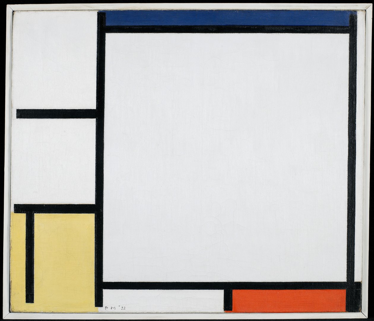 Kompozice s modrou, červenou, žlutou a černou, 1922 od Piet Mondrian