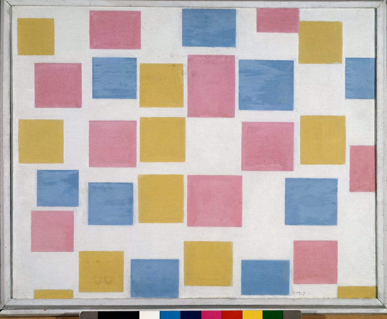 Kompozice s barvami Malba Pieta Mondriana od Piet Mondrian