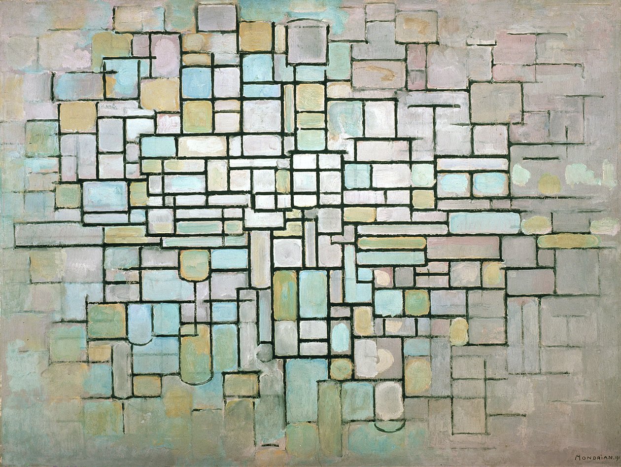Skladba č.II, 1913 od Piet Mondrian