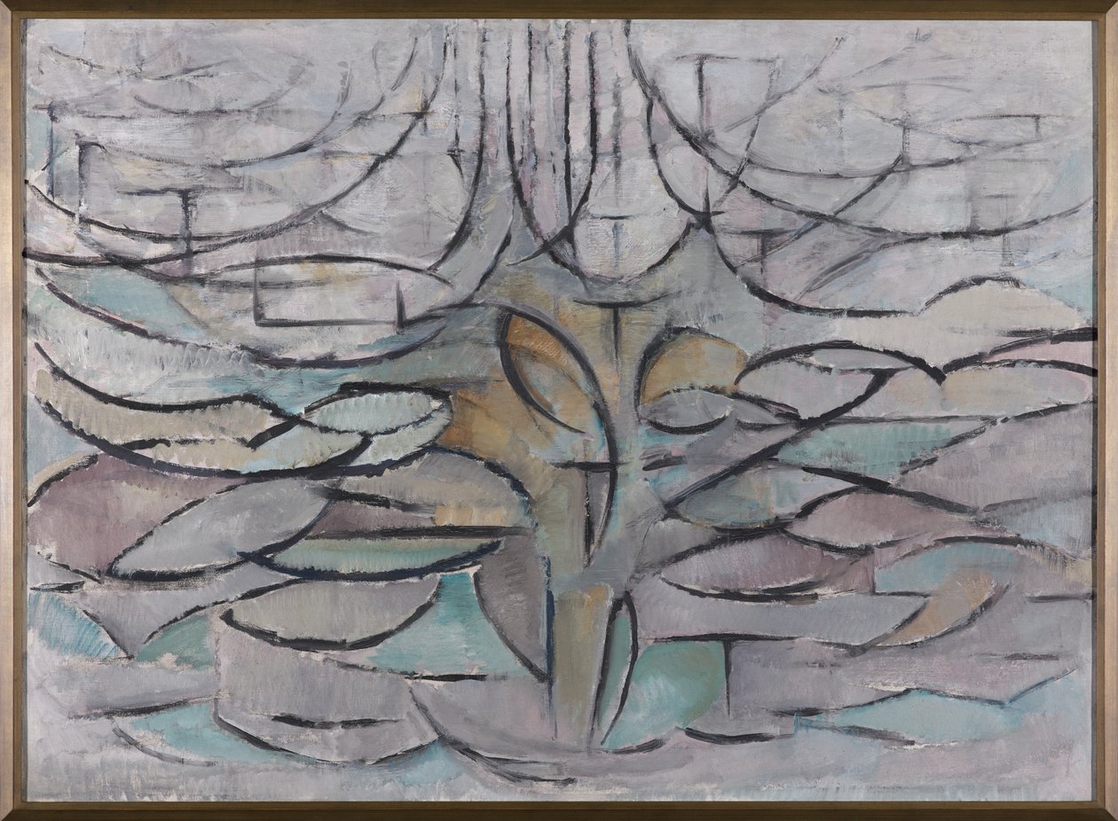 Kvetoucí jabloň, 1912 od Piet Mondrian
