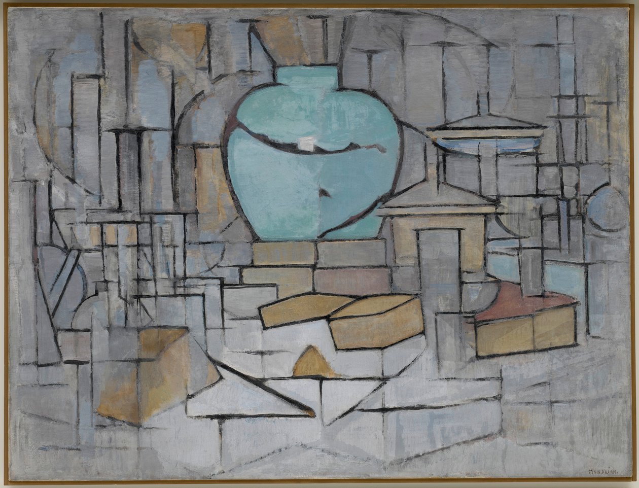 Zátiší s Gingerpotem 2, 1912 od Piet Mondrian