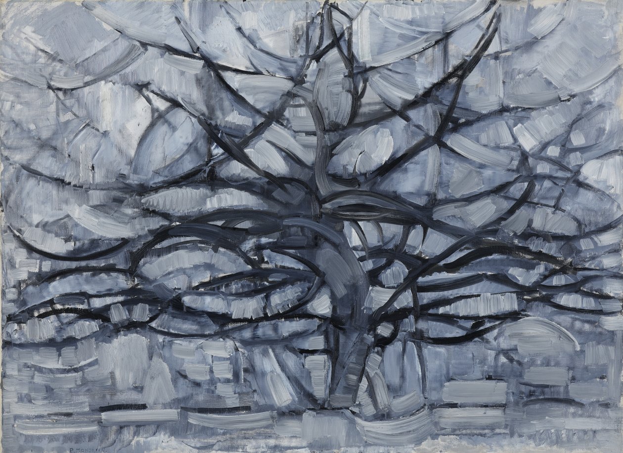 Šedý strom, 1911 od Piet Mondrian