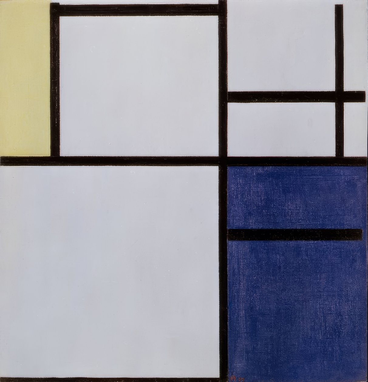 BÍLÁ, ŠEDÁ, ŽLUTÁ, MODRÁ od Piet Mondrian