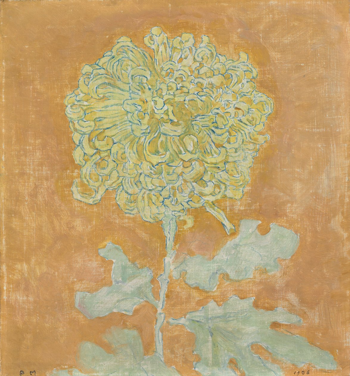 Chryzantéma od Piet Mondrian