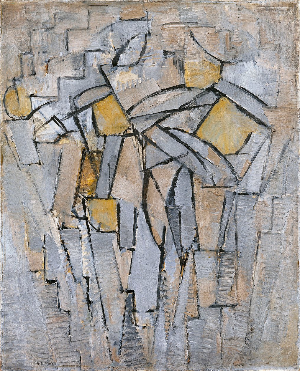 Skladba č. XIII Skladba 2, 1913 od Piet Mondrian