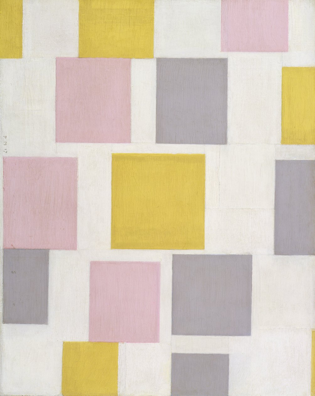 Kompozice s barevnými plochami 5 od Piet Mondrian