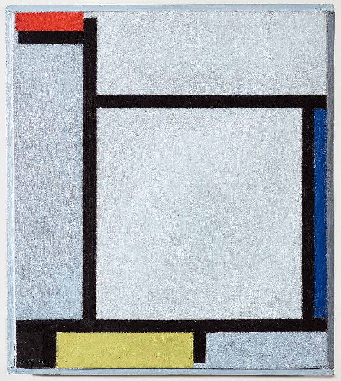 Kompozice s červenou, modrou, černou, žlutou a šedou, 1921 od Piet Mondrian