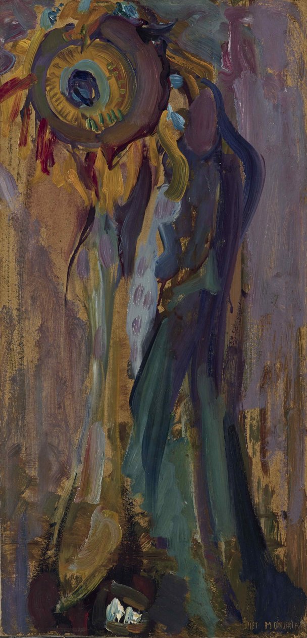 Umírající slunečnice I, 1908. od Piet Mondrian