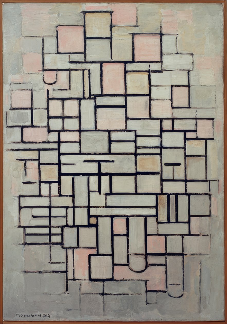 Složení č. IV; Složení 6 od Piet Mondrian