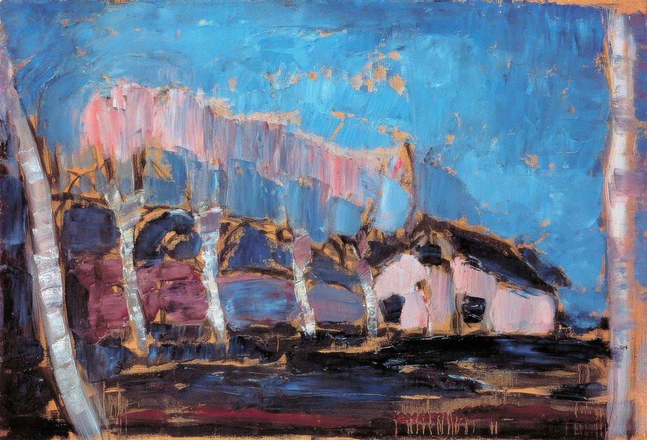 Piet Mondrian (1872-1944), Noční krajina, 1908. od Piet Mondrian