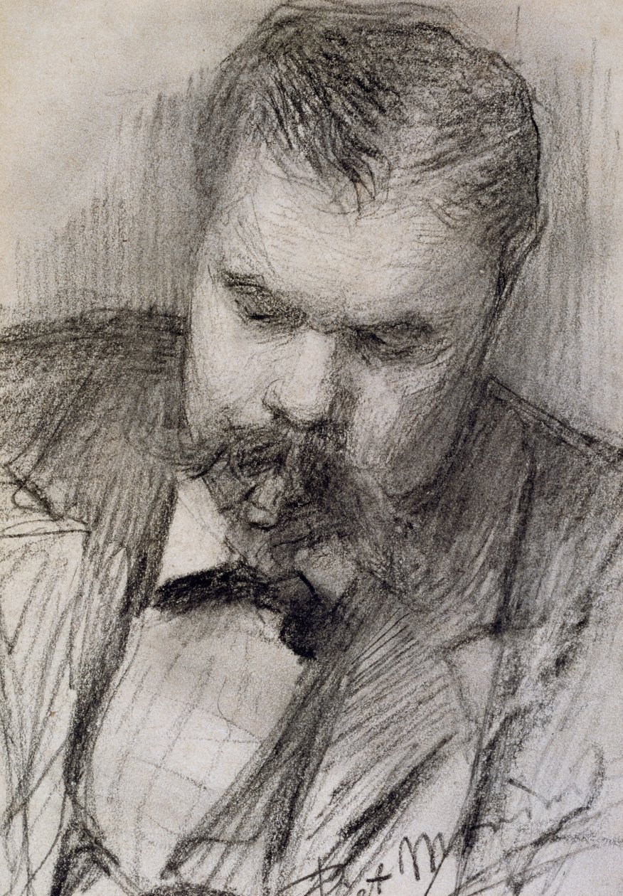 Portrét Fritse Mondriana od Piet Mondrian