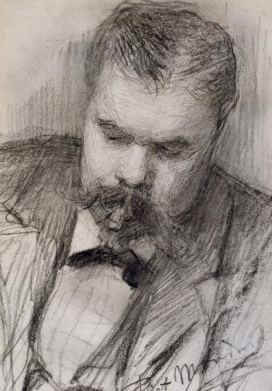 Portrét Fritse Mondriana, 1898, od Piet Mondrian