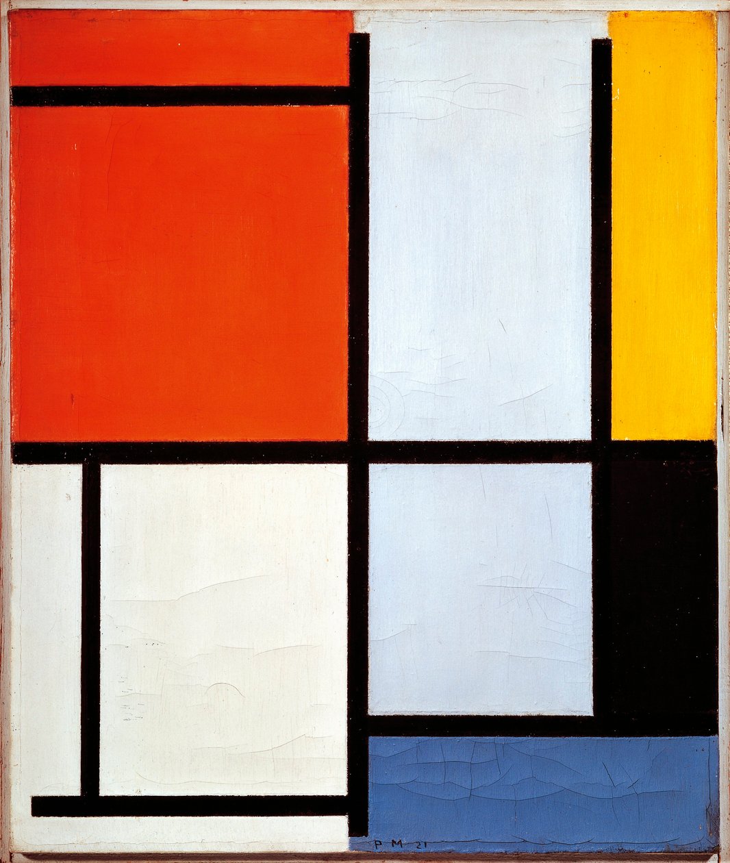 Švýcarsko, Basilej, Složení od Piet Mondrian