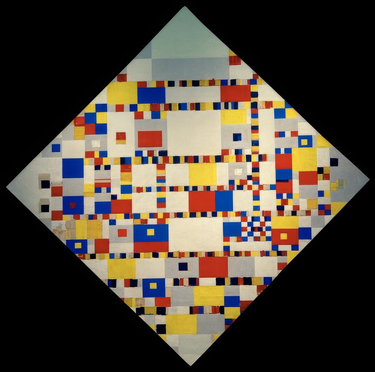 Victory Boogie Woogie od Piet Mondrian