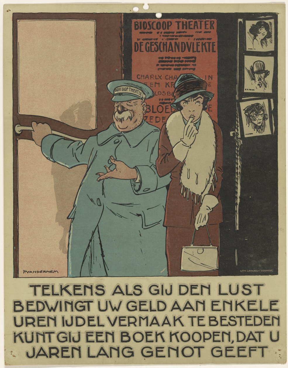 Porter pro kino Kampaň na propagaci knihy (název série) od Piet van der Hem