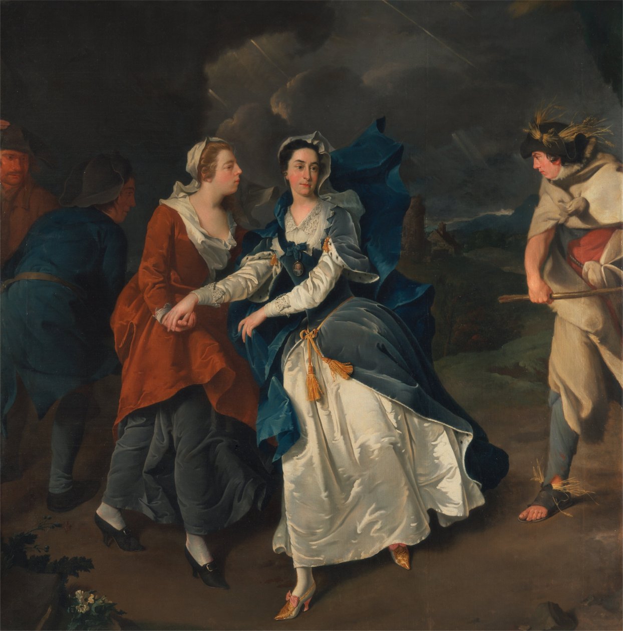 Paní Cibberová jako Cordelie od Pieter van Bleeck