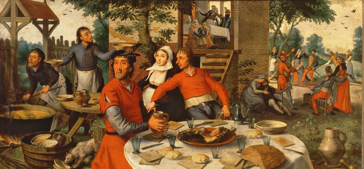 Selský svátek, 1550 od Pieter Aertsen