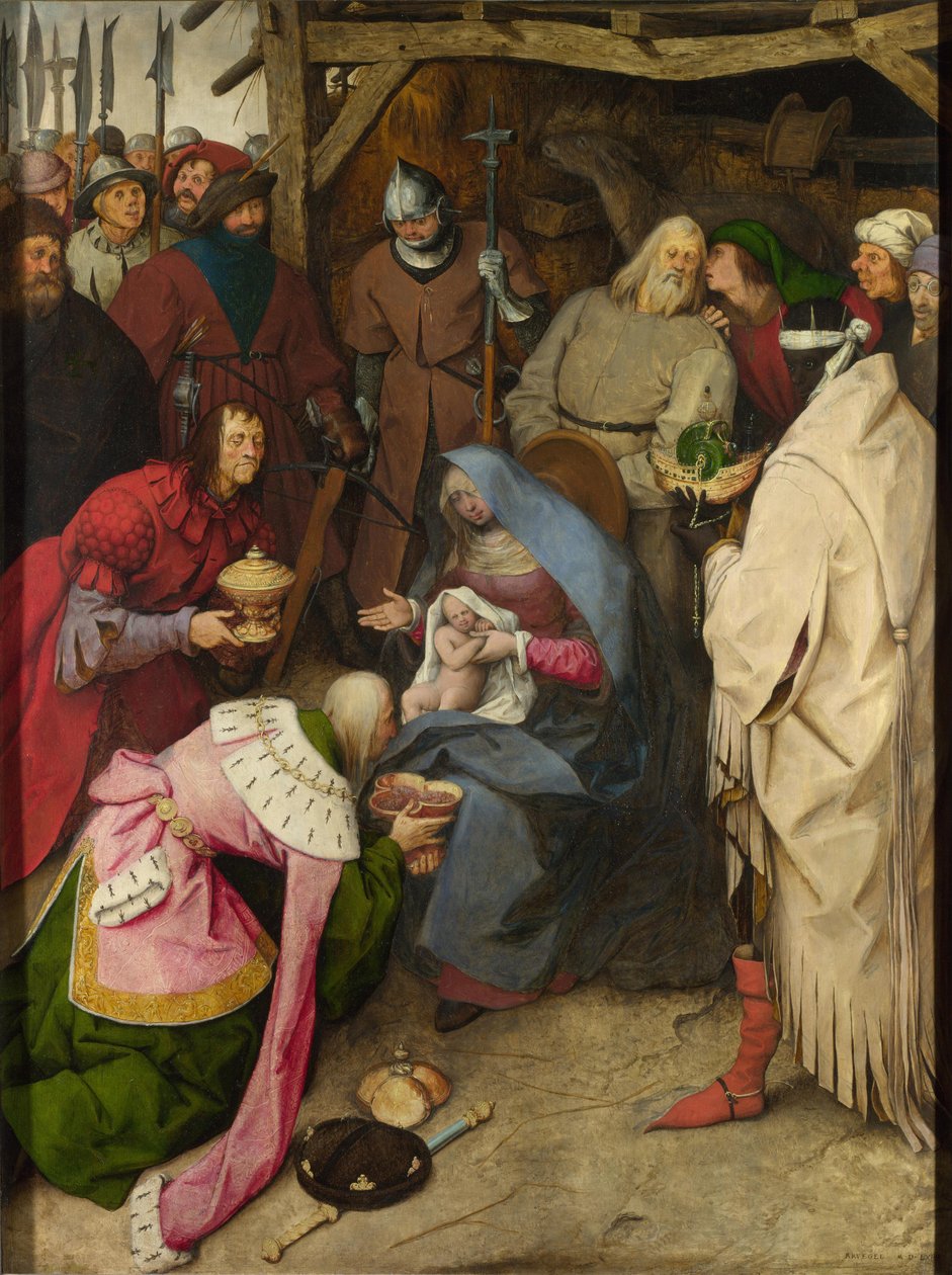 Klanění tří králů od Pieter Bruegel the Elder