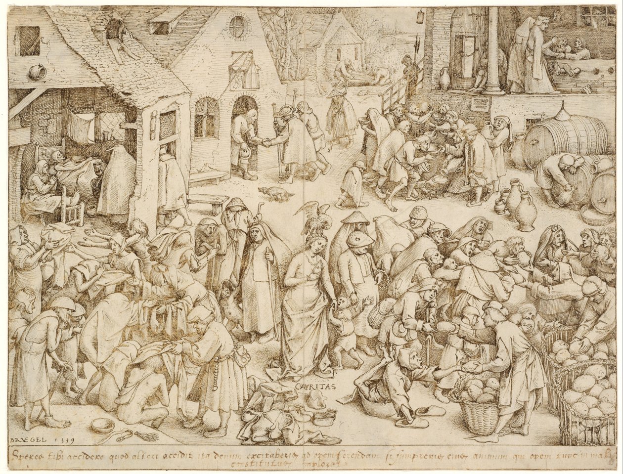 Charita (charita) od Pieter Bruegel the Elder