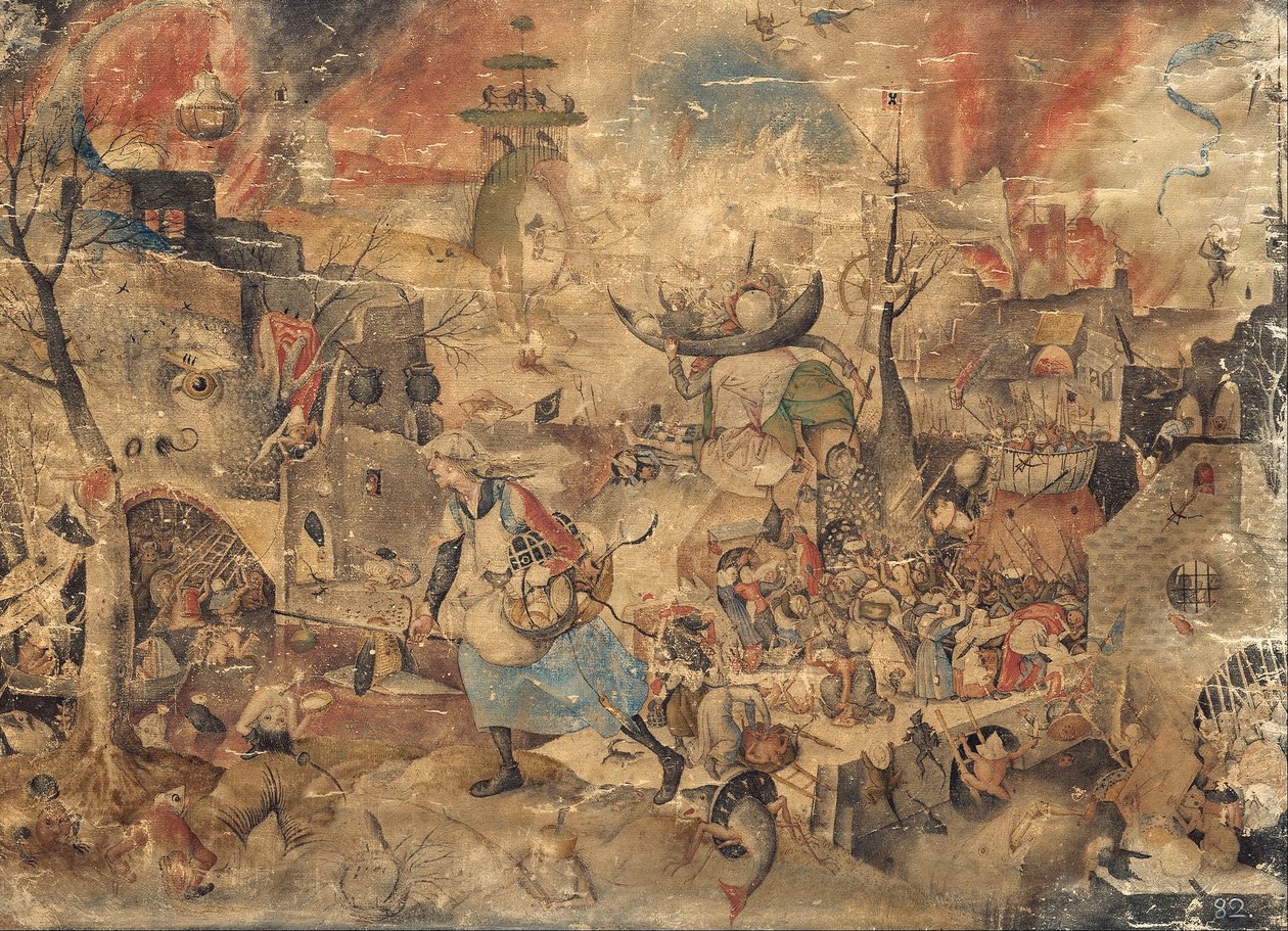 Dulle Griet (Šílená Meg) od Pieter Bruegel the Elder