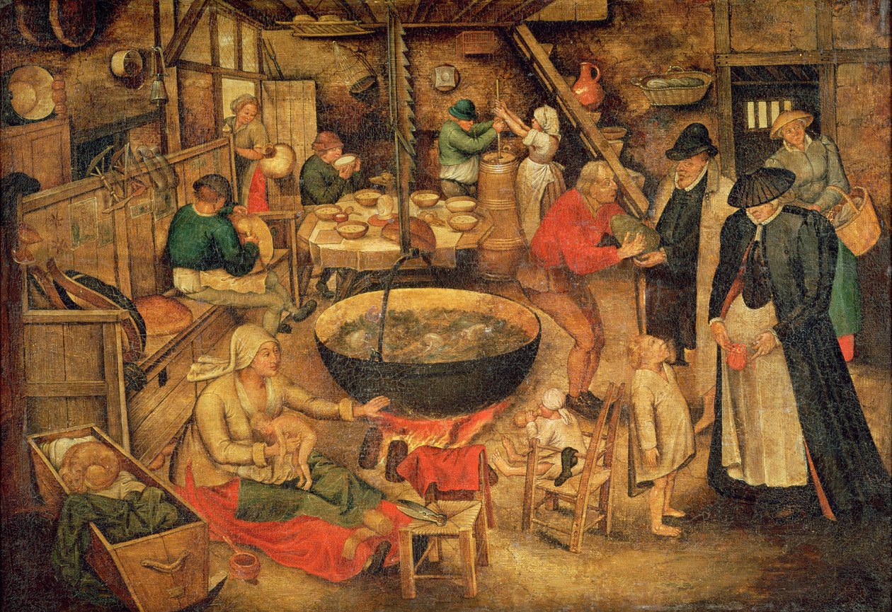 Interiér statku od Pieter Bruegel the Elder