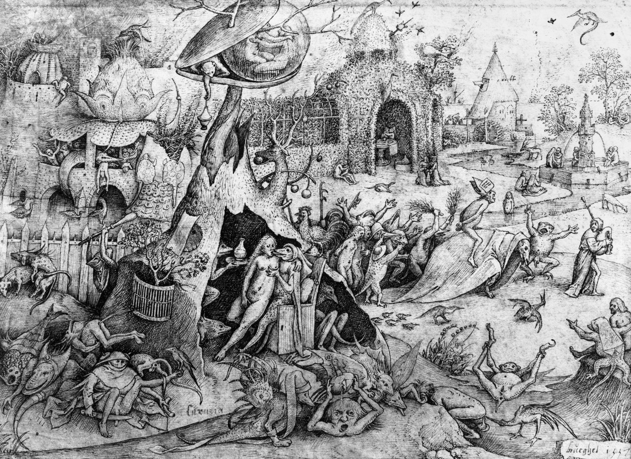 Luxus, 1557 od Pieter Bruegel the Elder