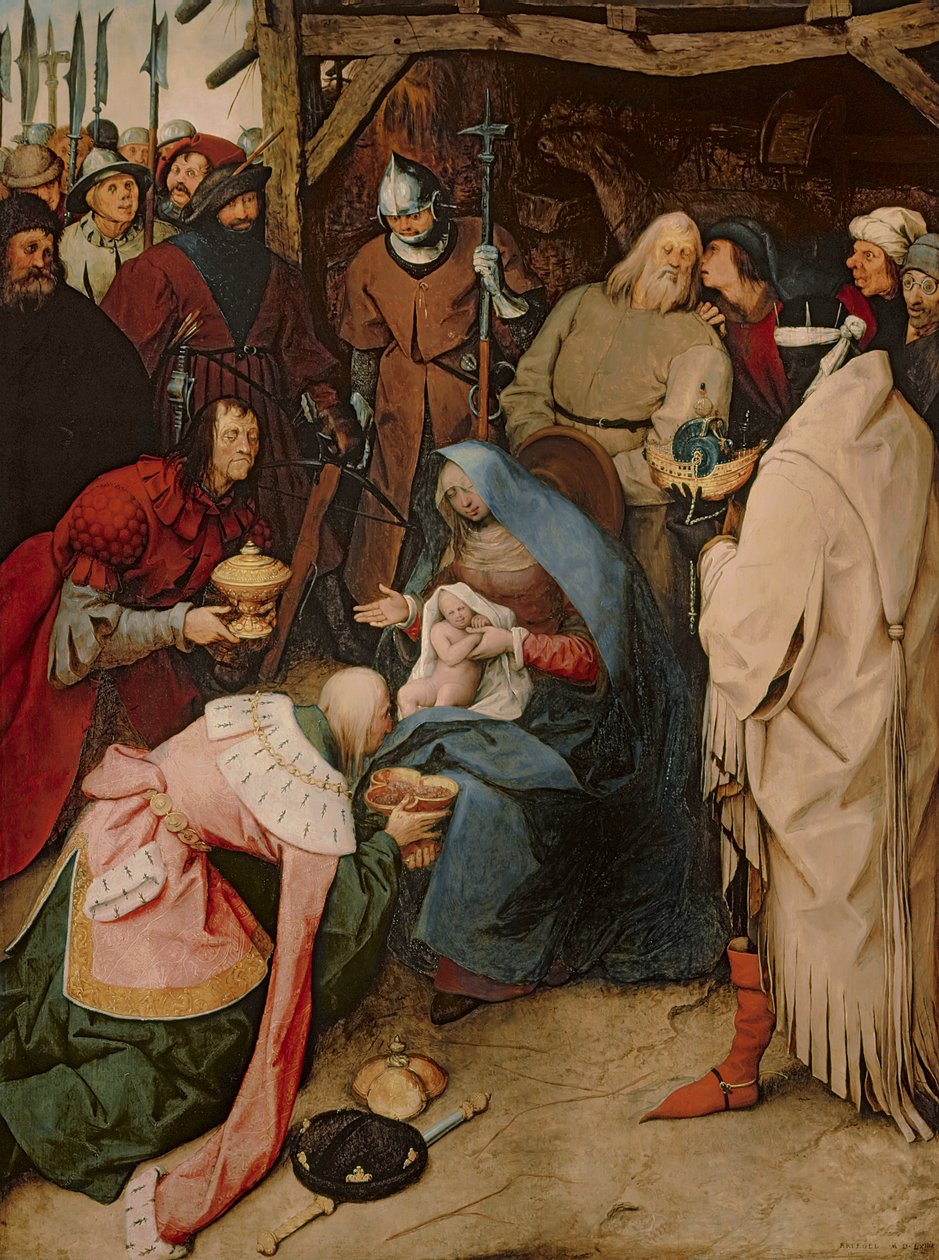 Klanění králů, 1564 od Pieter Bruegel the Elder