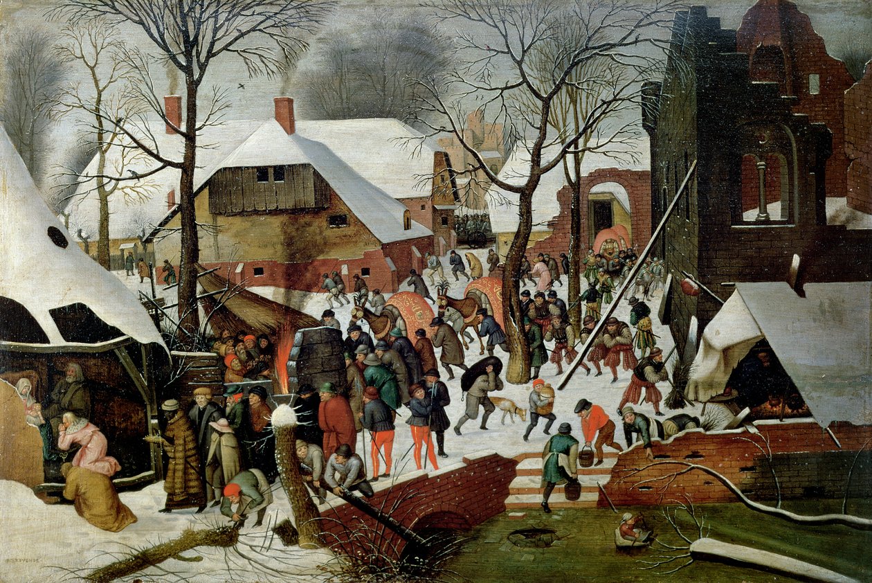 Klanění tří králů od Pieter Bruegel the Elder