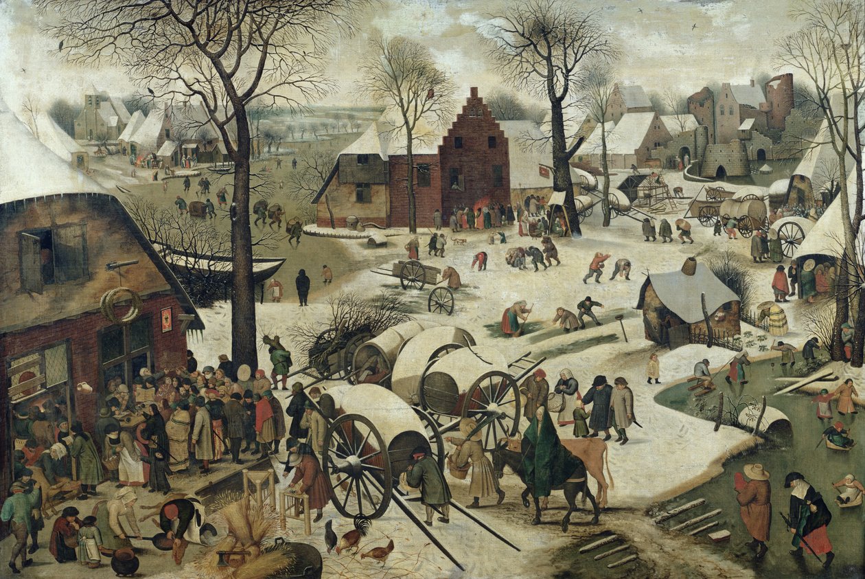 Sčítání lidu v Betlémě od Pieter Bruegel the Elder