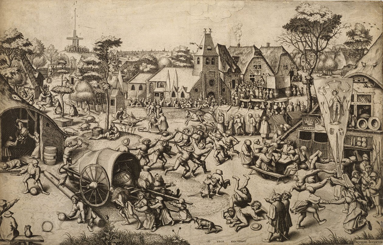 Den veletrhu Saint Georges od Pieter Bruegel the Elder