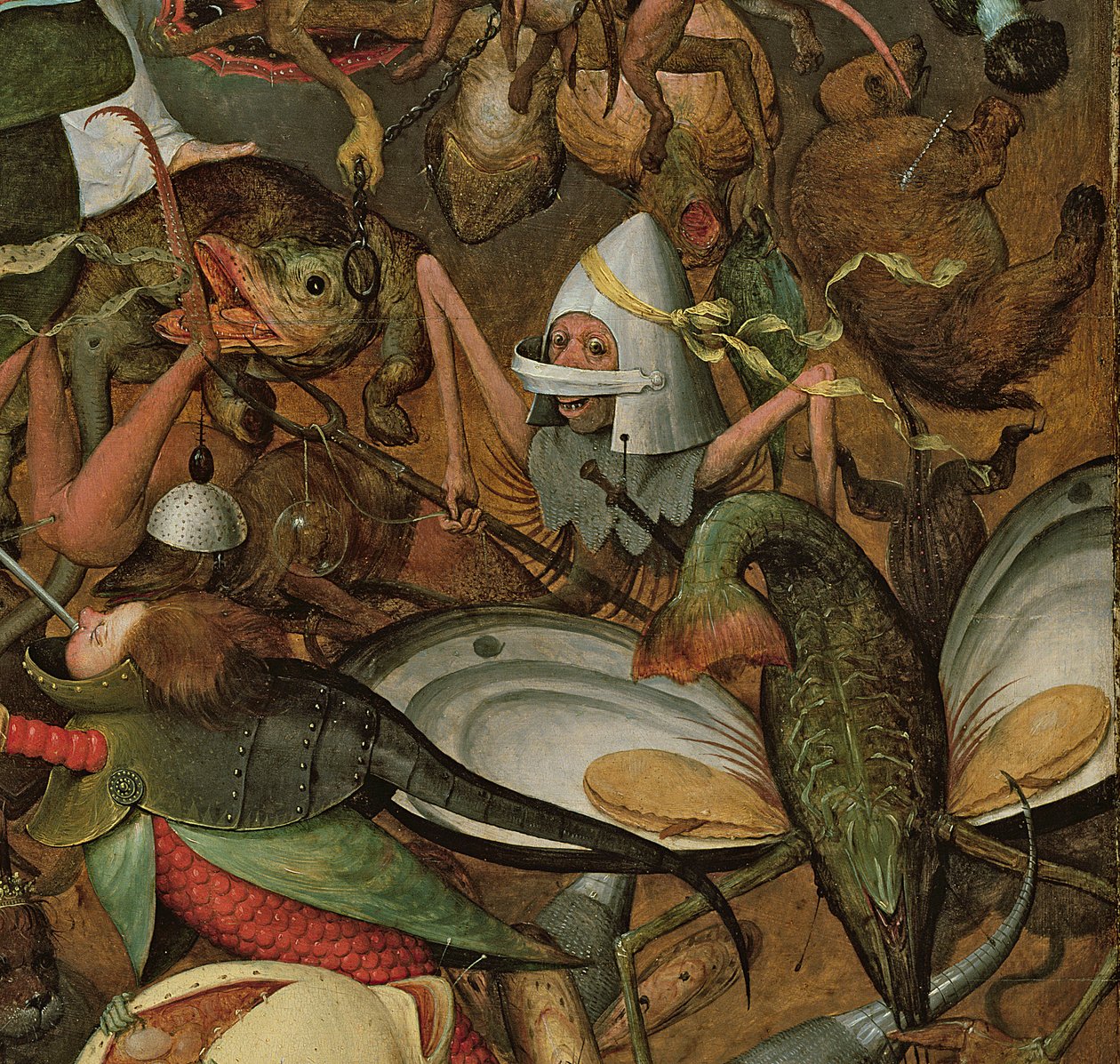 Pád vzbouřených andělů, 1562 (detail 74037) od Pieter Bruegel the Elder