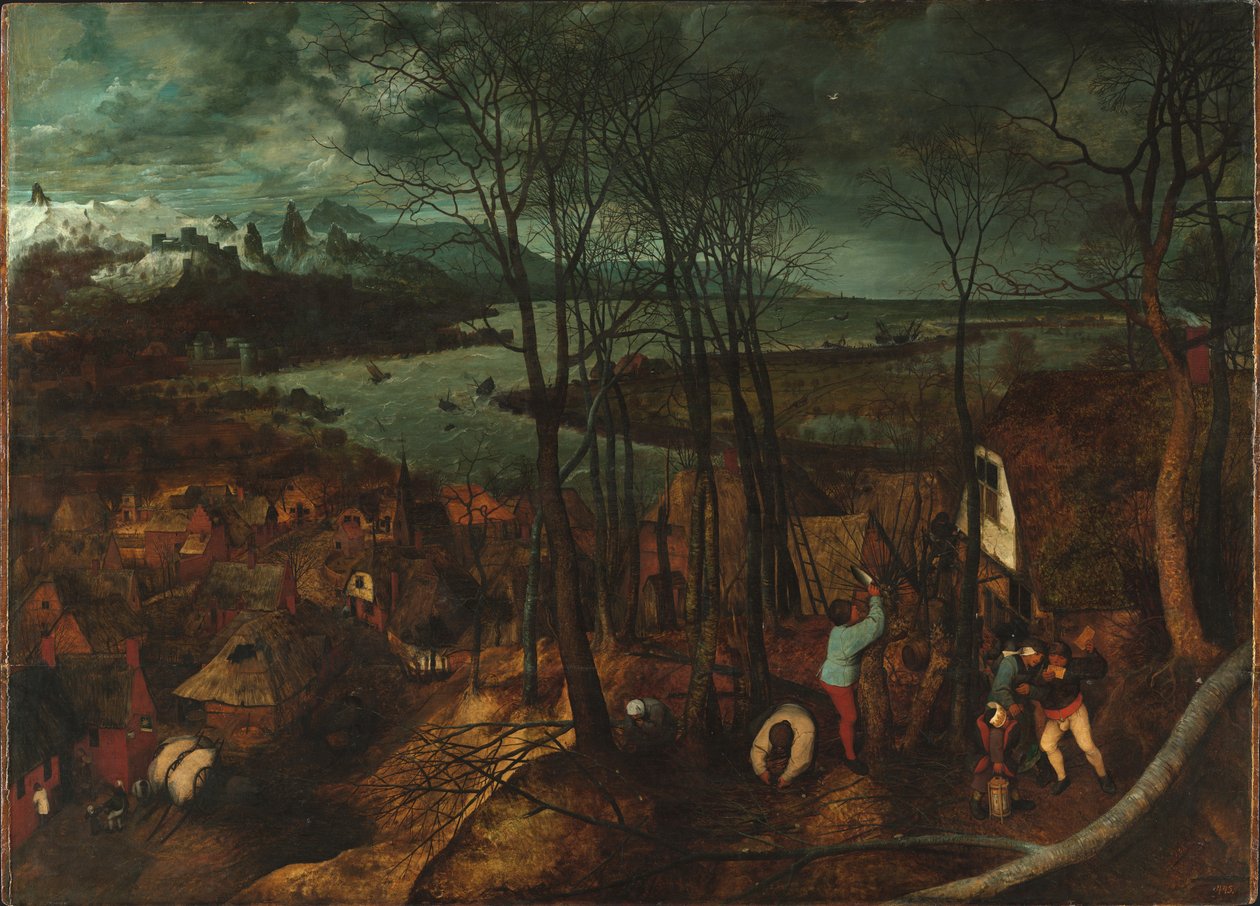 Pochmurný den od Pieter Bruegel the Elder